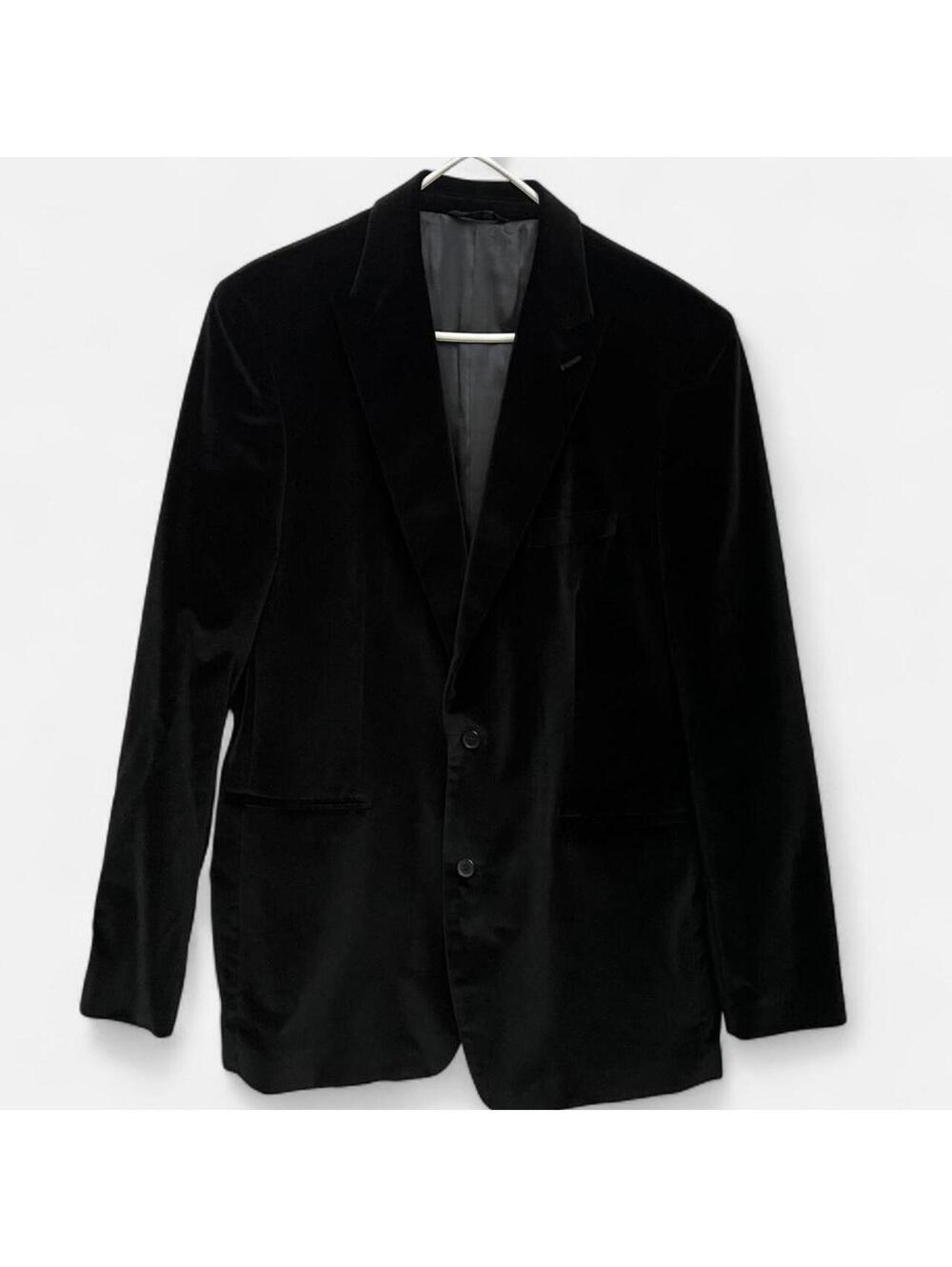 Marc Anthony Black velvet blazer suit jacket